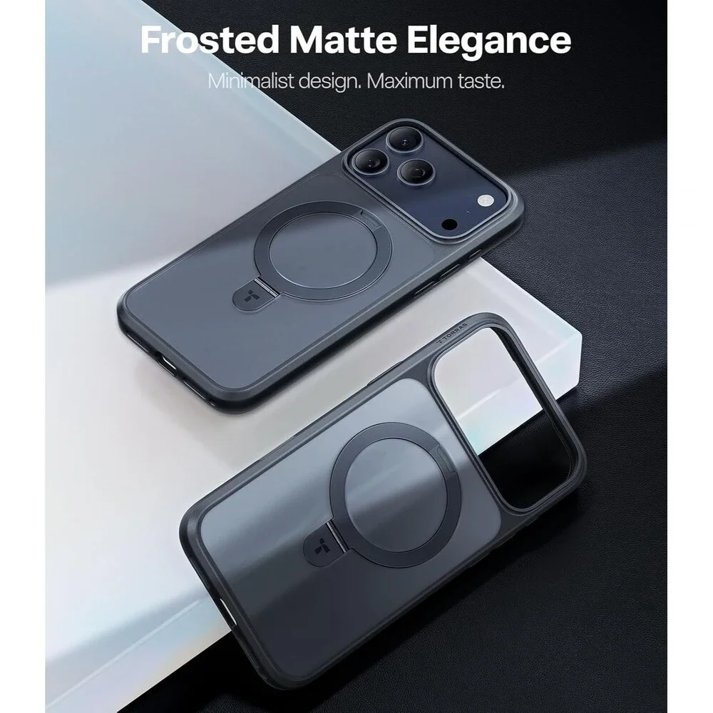 TORRAS Ostand for iPhone 17 Pro Case Magnetic, Fit for MagSafe, 4X Military Drop